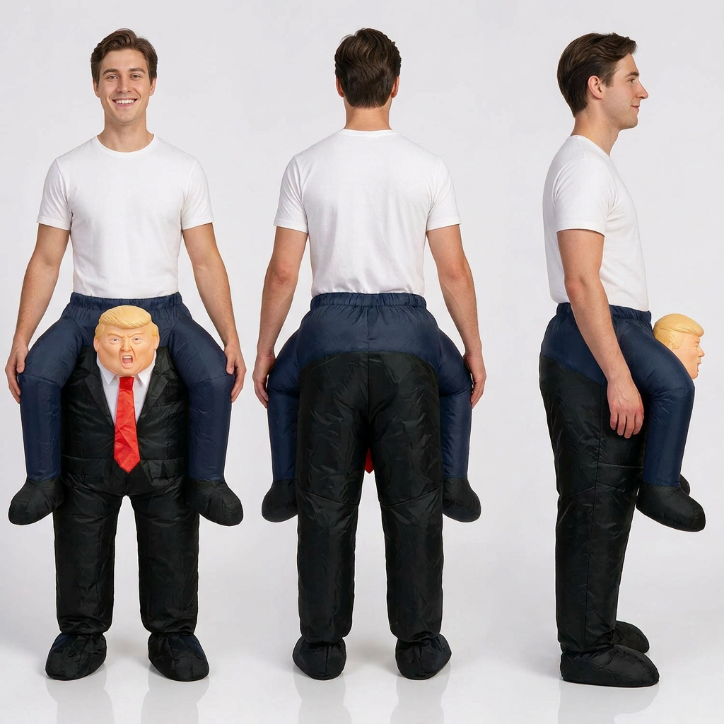 Hail to the Ride — Inflatable Presidential Piggyback Costume