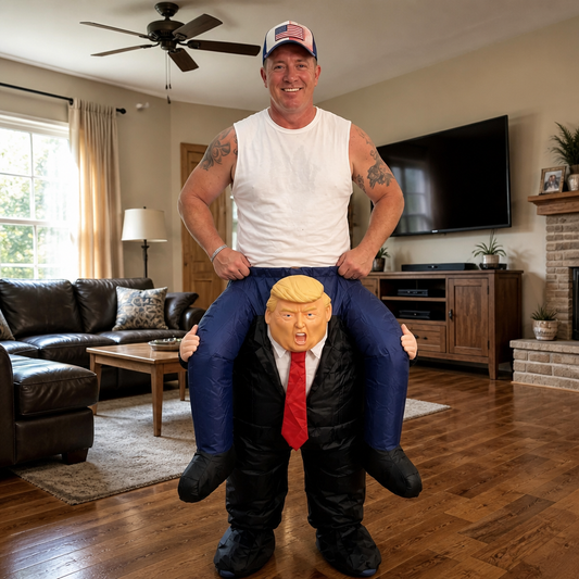 Hail to the Ride — Inflatable Presidential Piggyback Costume